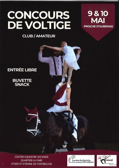 Concours de Voltige : samedi 9 et dimanche 10 mai 2026