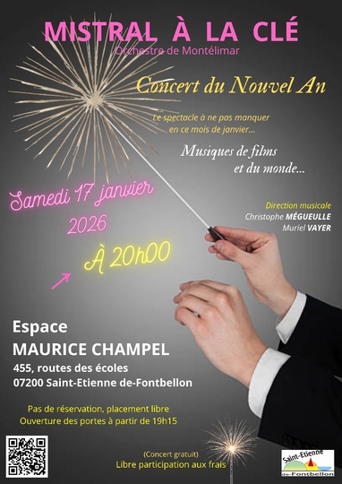 Concert du Nouvel An : Mistral à la clé - Samedi 17 janvier 2026