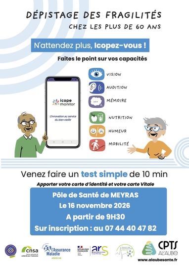 Dépistage des fragilités des séniors (ICOPE)