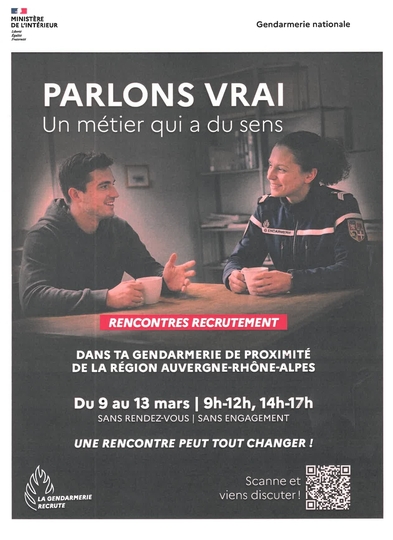 La gendarmerie recrute !