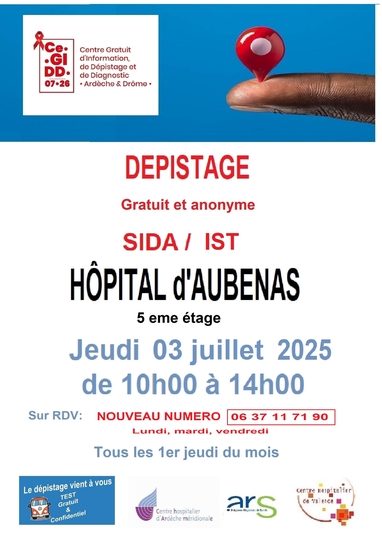 Dépistages VIH, hépatites, IST