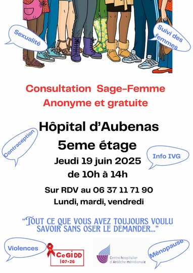 Consultation Sage-Femme anonyme et gratuite