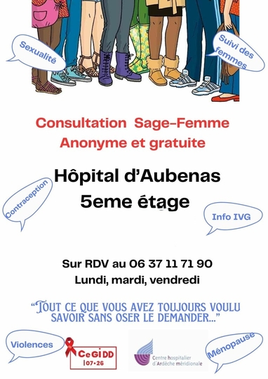 Consultation Sage-Femme anonyme et gratuite