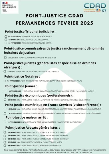 Permanences Point-justice