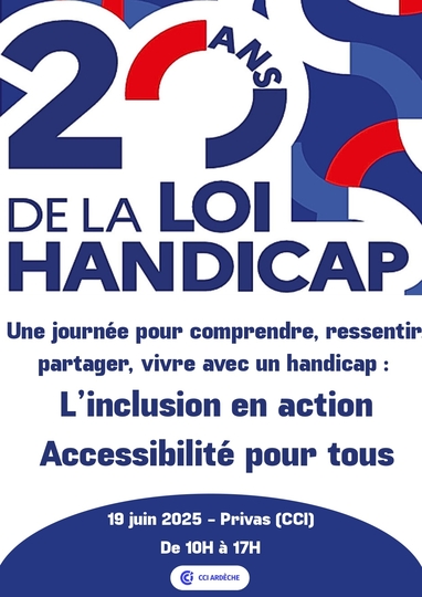 Les 20 ans de la loi handicap - 19 juin - Une journée pour changer de regard sur le handicap​