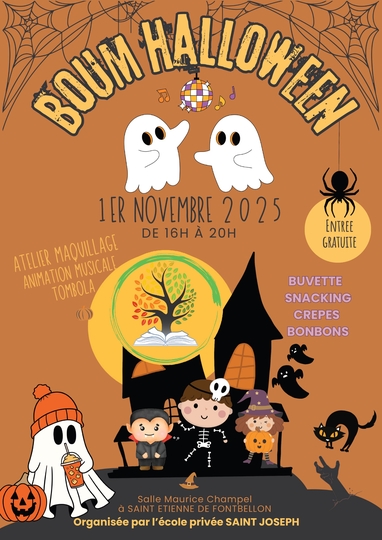 OGEC : Boum Halloween Samedi 1er novembre 2025