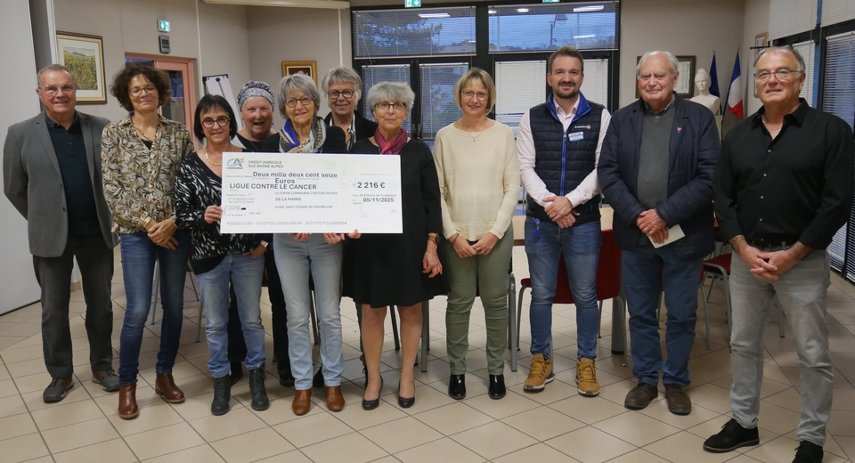 Octobre Rose à Saint-Étienne-de-Fontbellon : une belle somme récoltée au profit de la Ligue contre le cancer