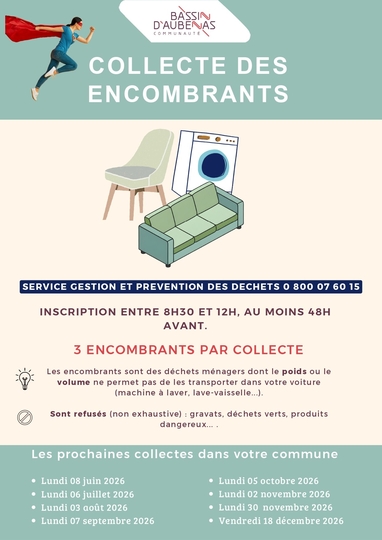 Collecte des Encombrants : Procédure et dates 2026