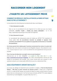Lotissement privé